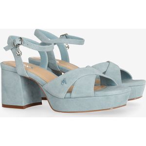 Mexx Heeled Sandal Nalina - Dames - Lichtblauw - Maat 41