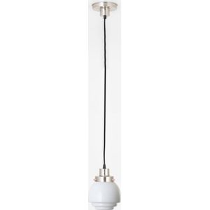 Art Deco Trade - Hanglamp aan snoer Gispen Vlak 20's Matnikkel