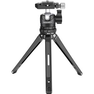 Neewer® - Draagbare Compacte Tafel - Macromini Statief 19 cm Met 360 Graden Kogelkop - Met laag profiel 1/4 inch Snelkoppelingsplaat voor DSLR-camera's - laadvermogen tot 17,6 pond