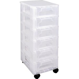 Really Useful Box ladenblok 6 x 3,5 l, transparant