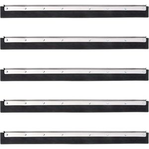 vidaXL - Vloerwisserkoppen - 5 - st - 55x2x5 - cm - staal - en - rubber