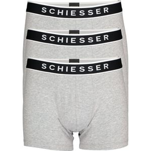 SCHIESSER 95/5 shorts (3-pack) - grijs - Maat: S