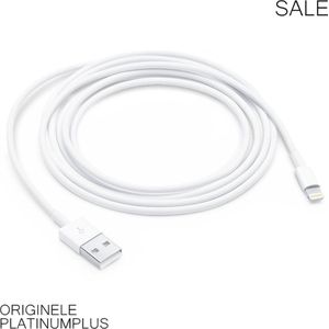 Apple Lightning naar USB Kabel - 1 meter - iPhone Apple Oplaadkabel - Ondersteunt snelladen - Geschikt voor iPhone / iPad / Airpods - 1m