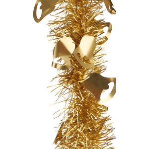 Arte R lametta kerstslingers - 3x - goud - folie - 200 x 12 cm