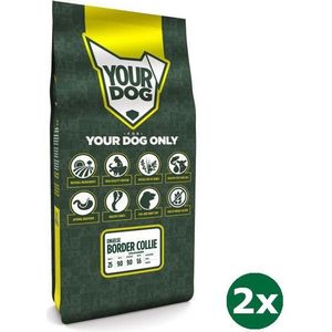 2x12 kg Yourdog engelse border collie volwassen hondenvoer