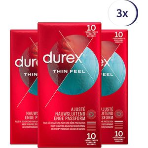 Durex Condooms Thin Feel Close Fit 10st x 3