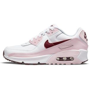 Nike Air Max 90 Kids Leather White Pink Foam