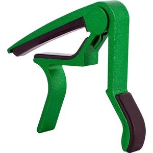 Gitaar Capo Deluxe - voor gitaren met stalen snaren – green metallic