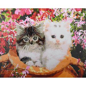 Vervaco Katten in bloempot iPaint & Dot PN-0196952
