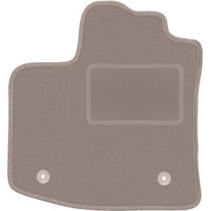 Beige bestuurdersmat voor: Dacia Dokker minivan (2013-)