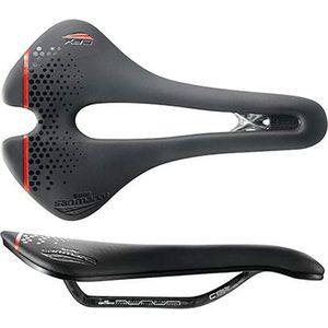 Selle San Marco Aspide Short Open-fit Carbon Fx Smal Zadel Zwart 132 mm