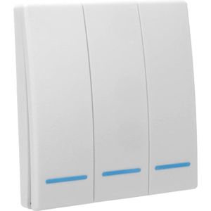 Externe Wandschakelaar Drukknopcontroller - Gratis Bedrading - Eenvoudige Installatie ZigBee Smart Switch