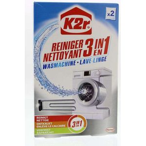K2R Wasmachine Reiniger 3in1 - 6 Stuks - Voordeelverpakking