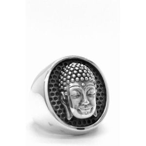 Echt Zilveren Buddha Ring voor Heren en Dames - 925 Sterling Zilver