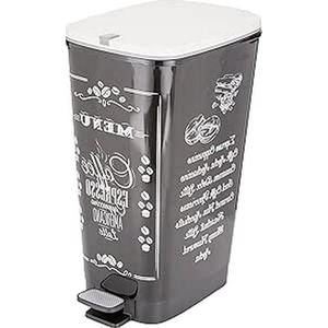 Chic Coffee Menu Afvalcontainer 50-60 Liter Plastic Meerkleurig 29x445x605 cm vuilnisbak 60 liter