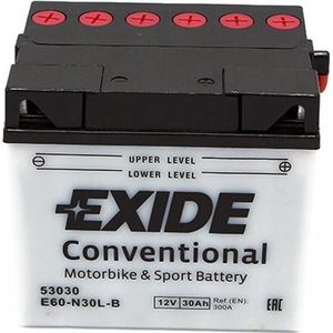 Exide Technologies Y60-N30-A Bike Motorcycle Battery 12V 30Ah 300A DIN 53030