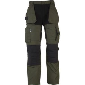 Herock Spector Werkbroek - Donker Kaki/Zwart - Maat 58 - Experts