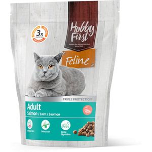 Hobby First Feline kattenvoer Adult Salmon 800 gram - Kat