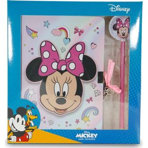 Disney Minnie Mouse - Diary with Pen - Gift Set - Laugh