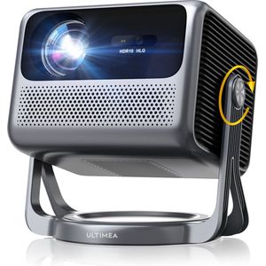 ULTIMEA Nova C40 - Smart Beamer - 4K-ondersteuning Android TV 11.0 met Netflix, Full HD 1920x1080P, 90° Gimbal, 5G WiFi - Bluetooth Projector