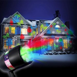 LED Kerst Projector met Bewegende Kerst Patronen – Kerstverlichting Binnen & Buiten – Kerstversiering – Projector - Verlichting - Zwart