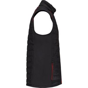 Bodywarmer Unisex 5XL WK. Designed To Work Mouwloos Black / Red 100% Polyester