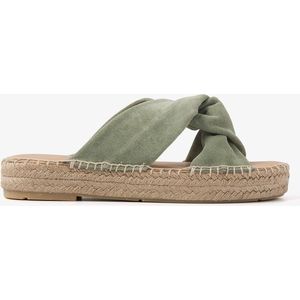 VIA VAI Mondi Luz Espadrilles - Groen - Maat 39