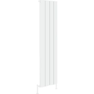 Design radiator verticaal aluminium mat wit 180x37,5cm1288 watt- Eastbrook Fairford