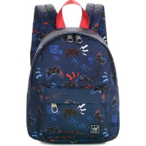 SALE: YLX Hemlock rugzak (S) voor kinderen (jongens). Marine blauw gamer. Gemaakt van gerecyclede plastic flessen. Eco-vriendelijk. Rugzak - peuters - kleuters - kinderdagverblijf - jongens