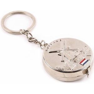 Sleutelhanger Rolmaat Holland Zilver - Souvenir