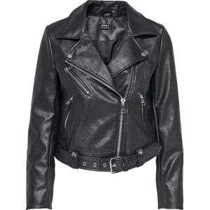 ONLY ONLVERA FAUX LEATHER BIKER OTW NOOS Dames Jas - Maat XS