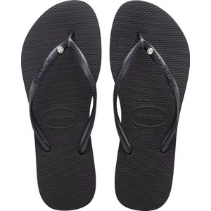 Havaianas SLIM CRYSTAL SW II - Zwart - Maat 37/38 - Dames Slippers