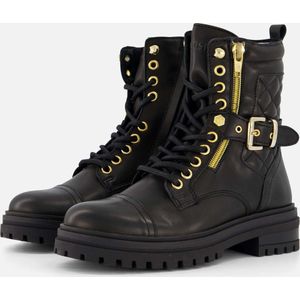 Giga Veterboots zwart Leer - Maat 40