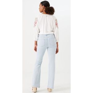 GARCIA Dames Blouse Wit - Maat L