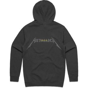 Metallica - 72 Seasons Charred Logo Hoodie/trui - S - Zwart