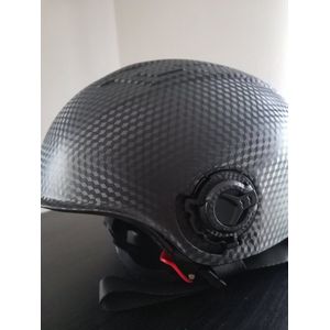 Speed Lite - Fietshelm - Speed pedelec helm - Lichtgewicht - Trendy Design - Zwart - Maat M/L