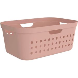 Roze Wasmand 39L | Duurzaam Gerecycled Kunststof (PP) | Ideaal voor Badkamer en Wassen