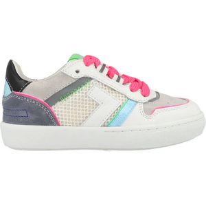 Shoesme Sneaker wit fucsia groen (Maat - 31, Kleur - Wit)