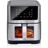 alpina Airfryer XXL - Hetelucht Friteuse 8L - 80 tot 200°C - 1800W - Digitaal Display