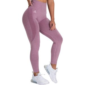Mewave - Sportlegging roze - Dames - Sportbroek - Sportkleding - Yoga legging - Hardloopbroek - Tiktok - Fitness - Maat L