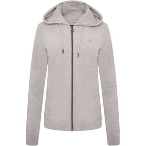 De Dare2B Influence Luxe hoody - outdoortrui - dames - hele rits - trekkoord - Grijs