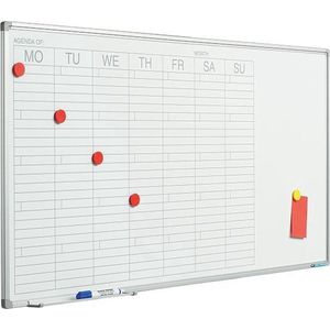 Weekplanbord 60x120cm voor 5 weken