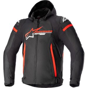 Alpinestars Zaca Waterproof Jacket Black Bright Red White XL - Maat - Jas
