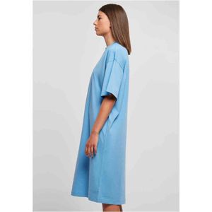 Urban Classics - Organic Long Oversized Tee Korte jurk - XS - Blauw