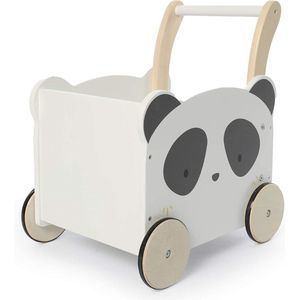 Loopwagen Baby – Loopstoel Baby Inclusief Opbergruimte – Educatief Speelgoed – Loopstoeltje Baby - Kinderwagen Voor Baby En Peuter – Hout – 39 x 30.5 x 44 CM