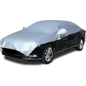 Ibenzoa® Universele Halve Autohoes met UV-bescherming en Winddichte Riemen voor Alle Weersomstandigheden