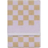 MARC O'POLO Checker Handdoek Lila - 50x100 cm