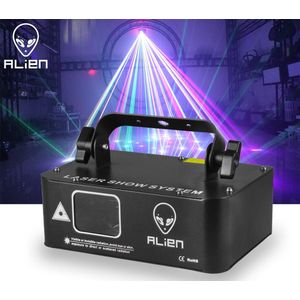 Alien® 500 Mw Professionele Full Color Laser - Discolamp - Feestverlichting - Party lamp- Lasers - Discobol - disco - lichteffect