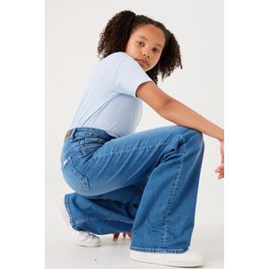 GARCIA Annemay Meisjes Wide Fit Jeans Blauw - Maat 146