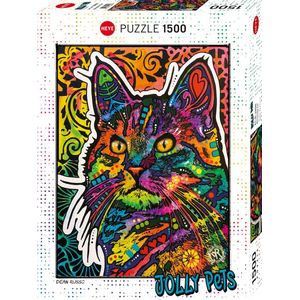 Puzzel Necessity Cat (1500 stukjes, Jolly Pets thema)
